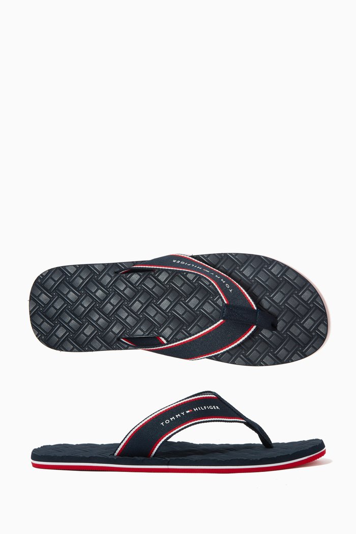 

TH Signature Beach Sandals in Rubber, Blue
