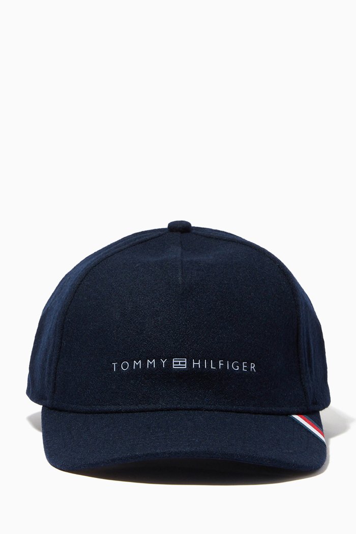 

Uptown Cap in Wool Blend, Blue