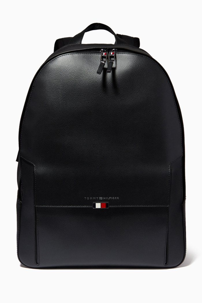 

Business Backpack in Leather, Black