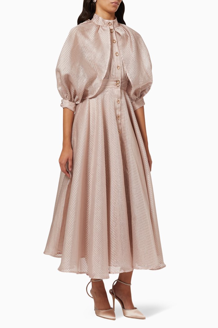 

Puff Sleeve Dress, Pink