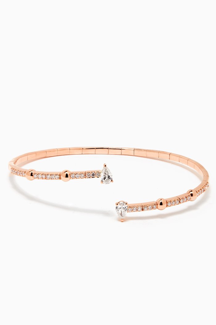 

LANCIA Bracelet with Diamonds in 18kt Rose Gold