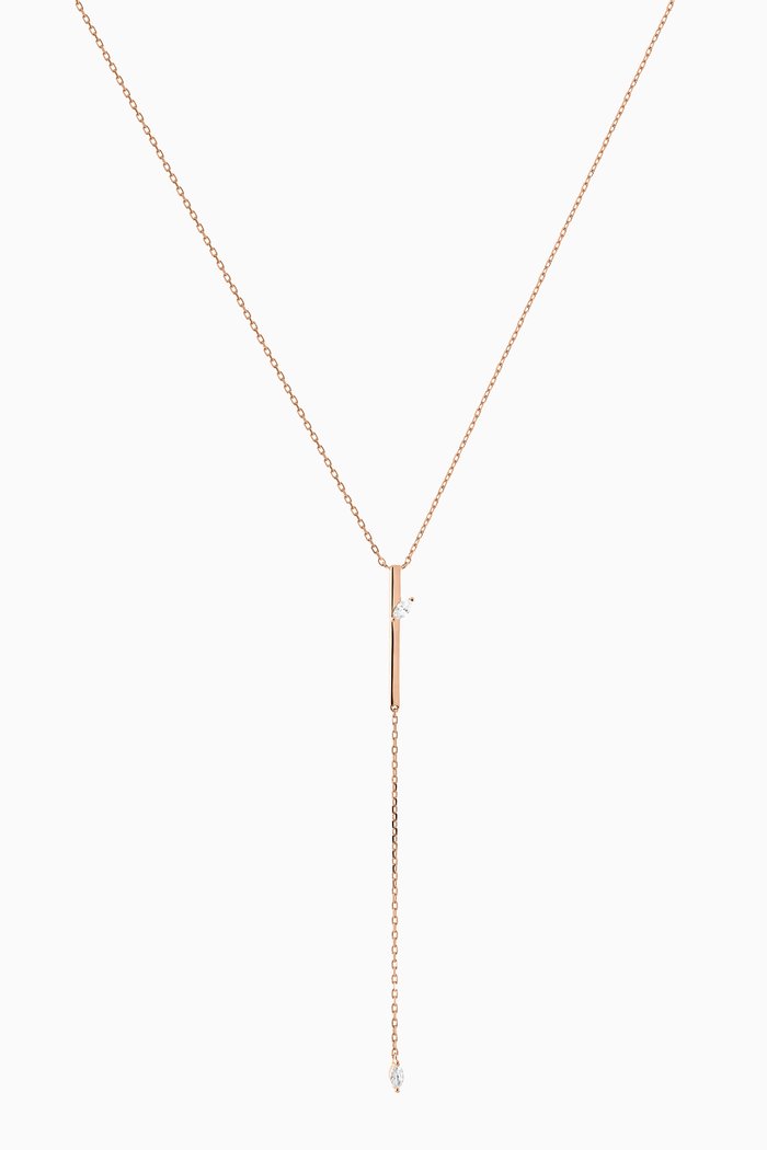 

LUSSO Necklace with Diamonds in 18kt Rose Gold