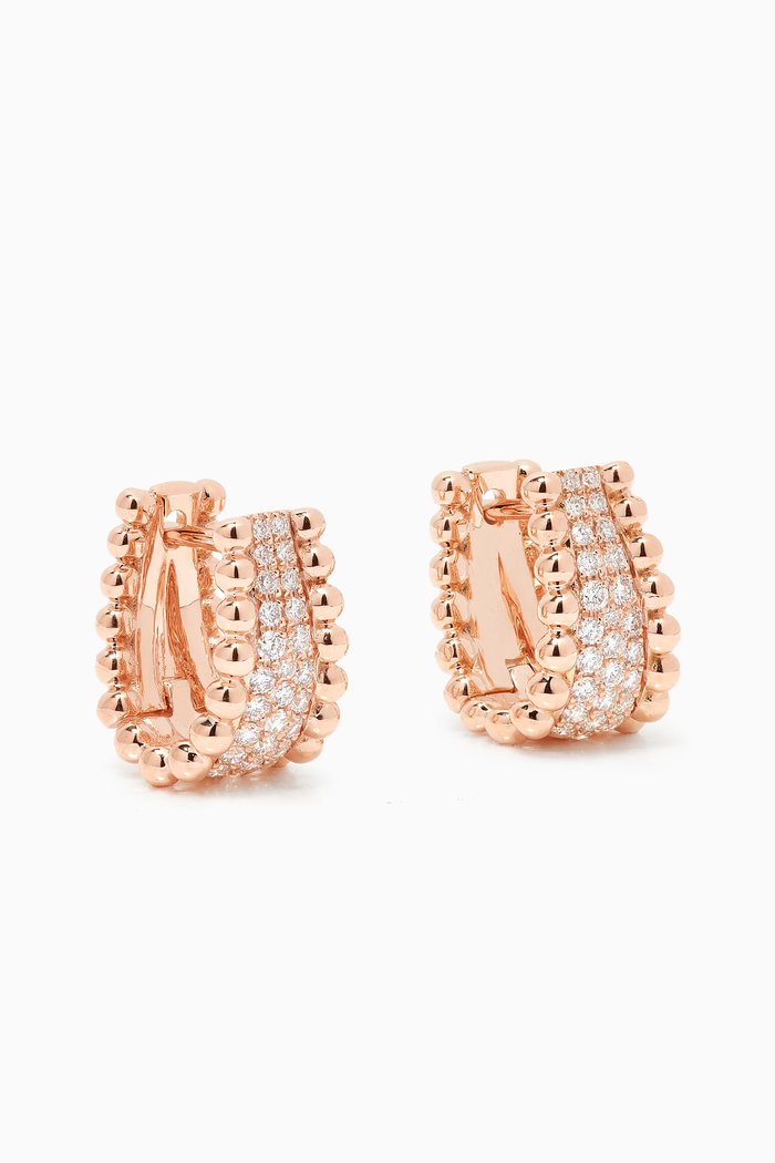 

BLING Earrings with Diamonds in 18kt Rose Gold