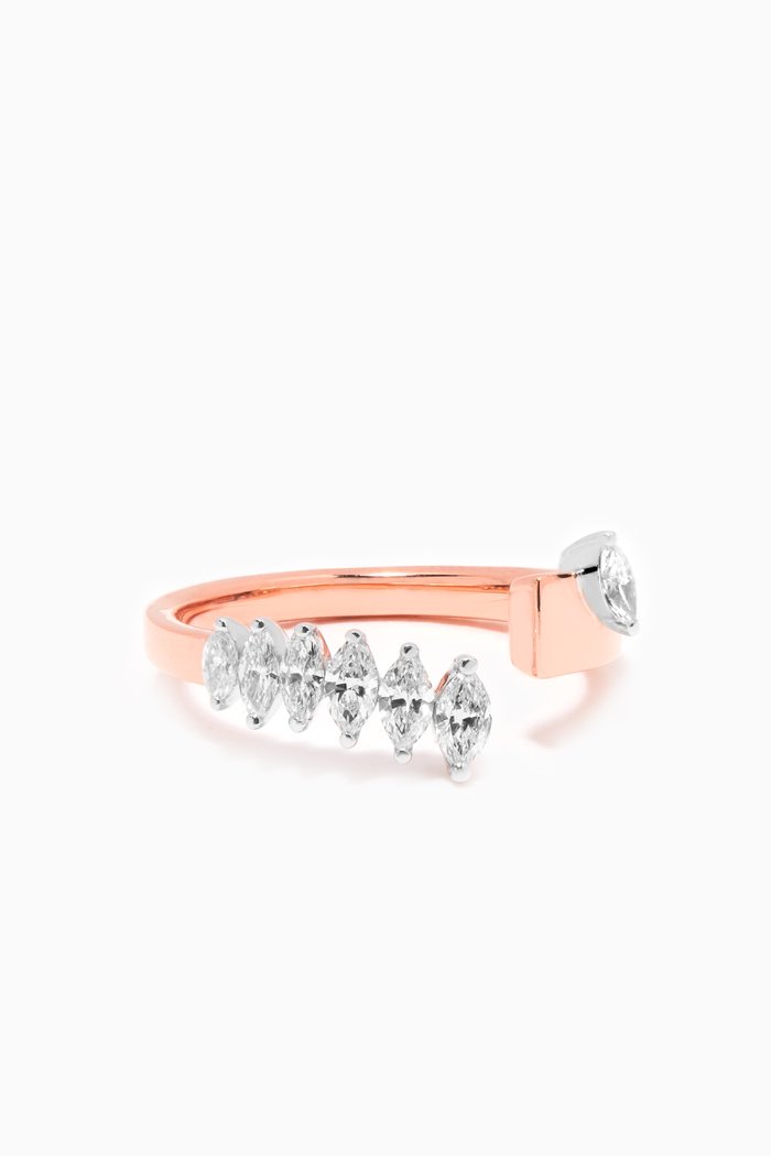 

LUST Ring with Diamonds in 18kt Rose Gold