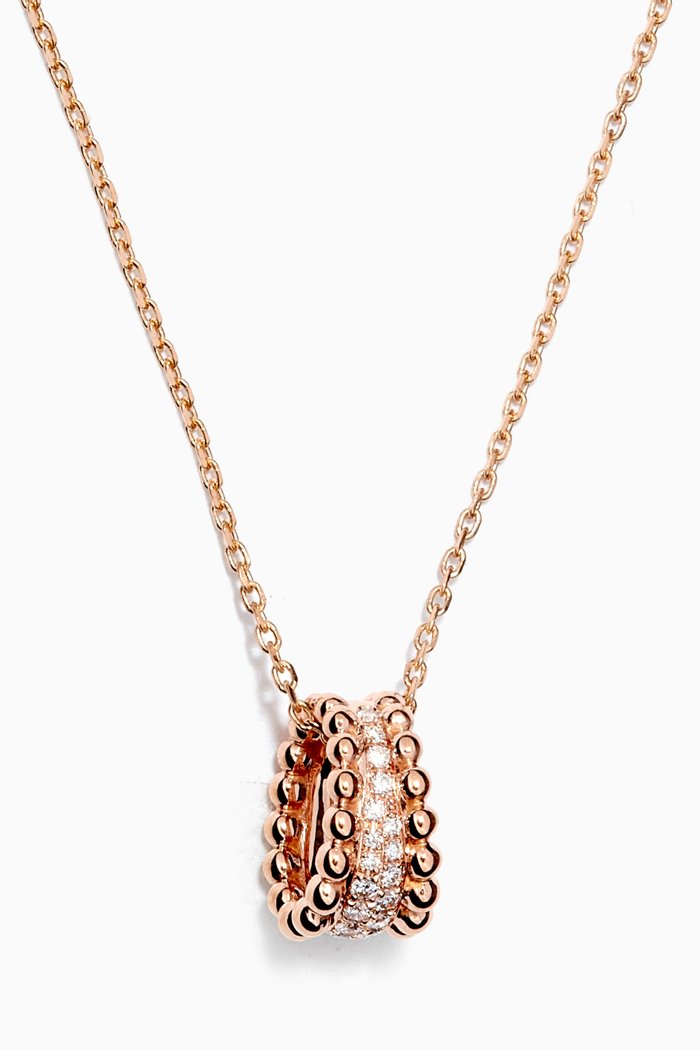

BLING Necklace with Diamonds in 18kt Rose Gold
