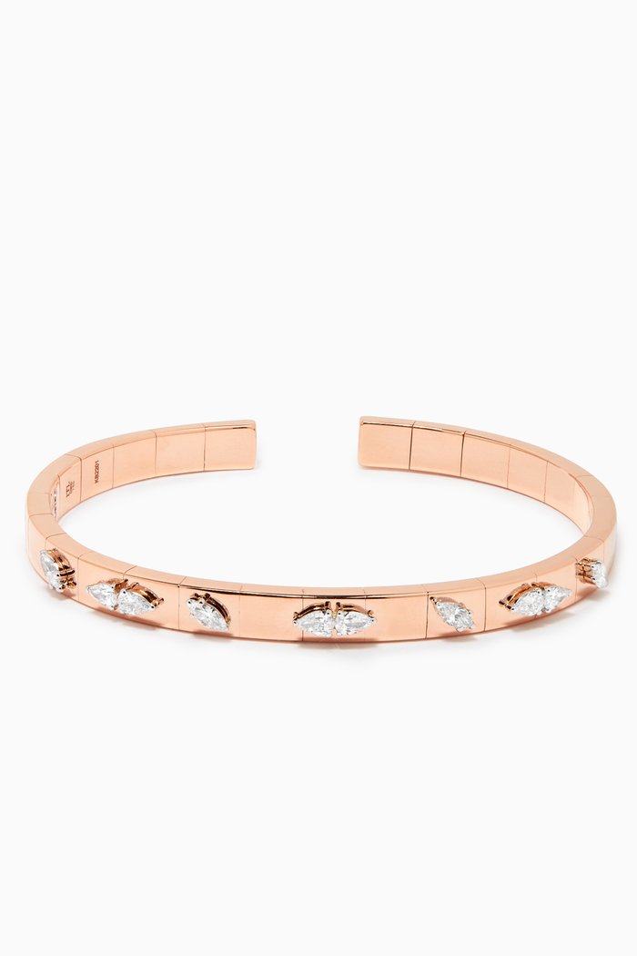 

LUST Bracelet with Diamonds in 18kt Rose Gold
