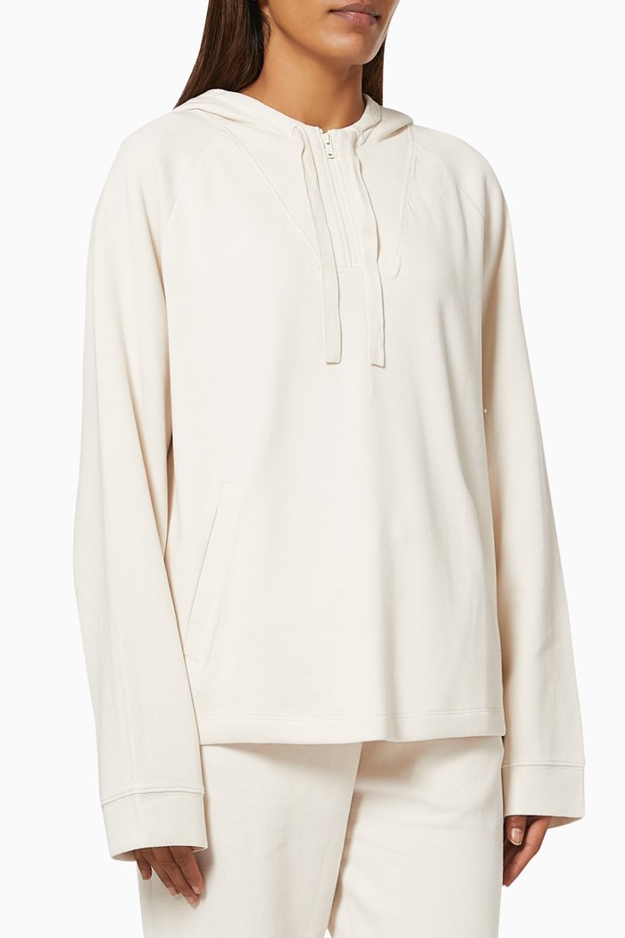 

Hooded Sweatshirt in Organic Cotton, Neutral