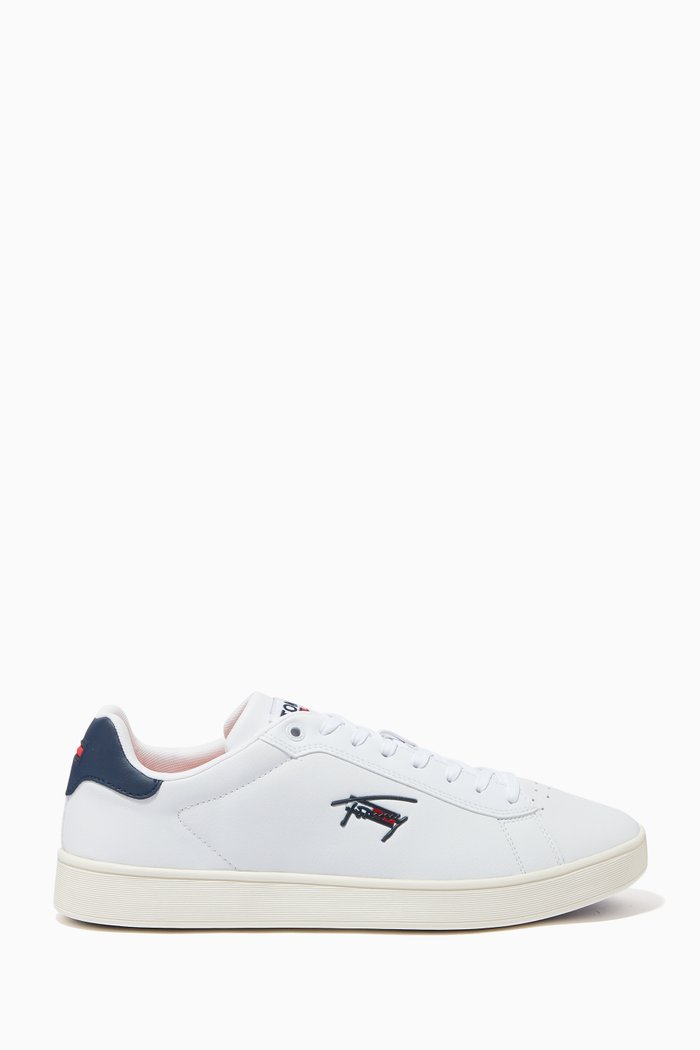 

Cupsole Sneakers in Leather, White
