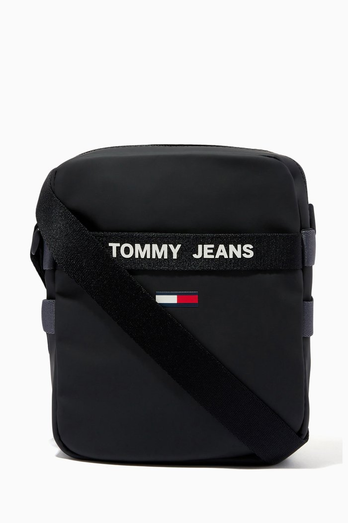 

Essential Reporter Bag in Recycled Polyester Canvas, Black