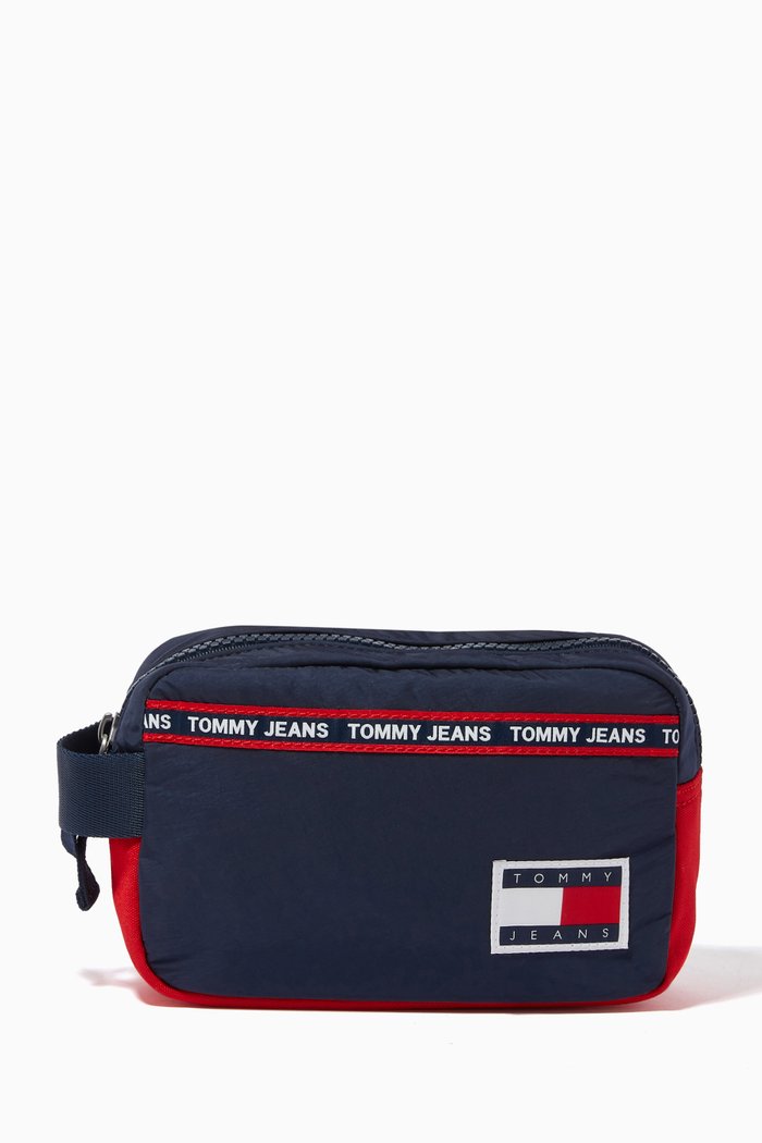 

Casual Utility Washbag in Canvas, Blue