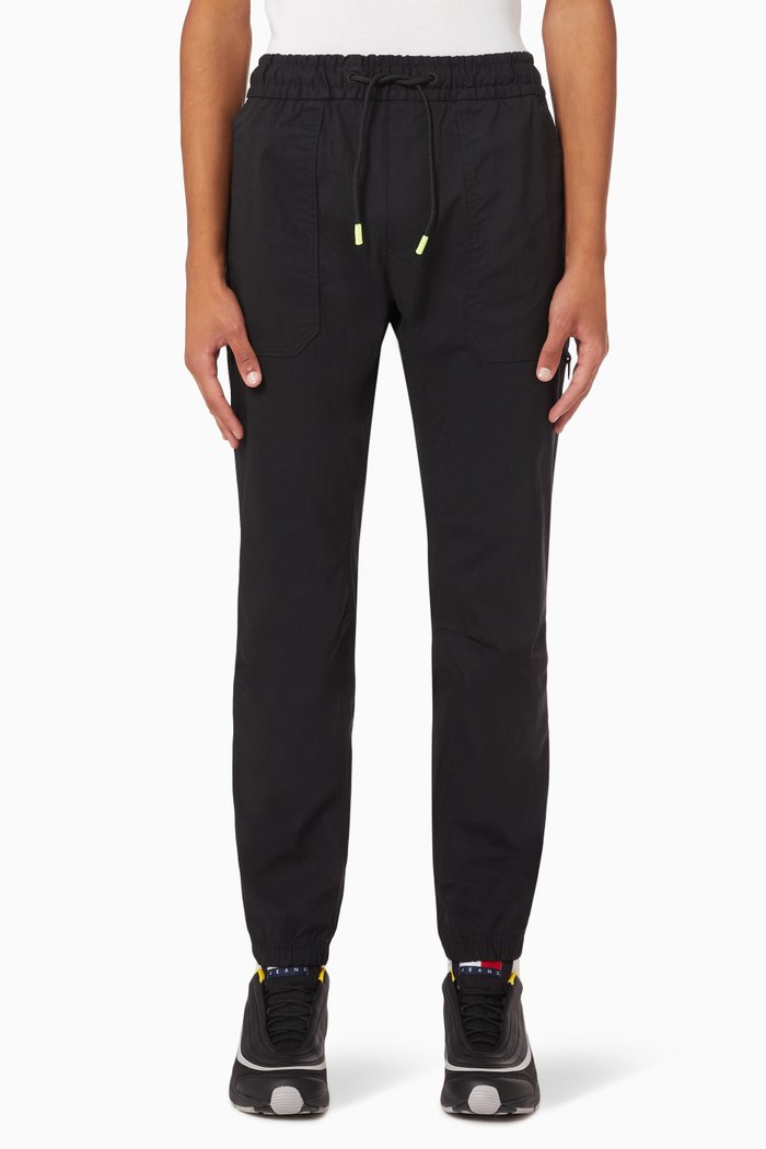 

Scanton Tech Joggers in Cotton Blend, Black