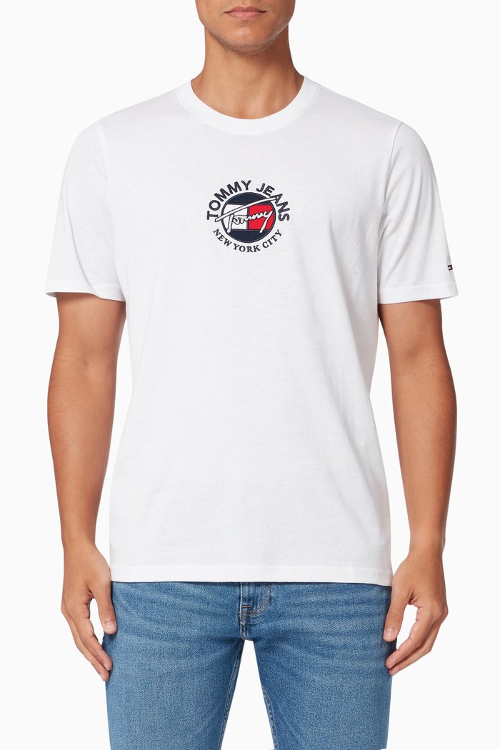 

Timeless Tommy T-shirt in Cotton, White