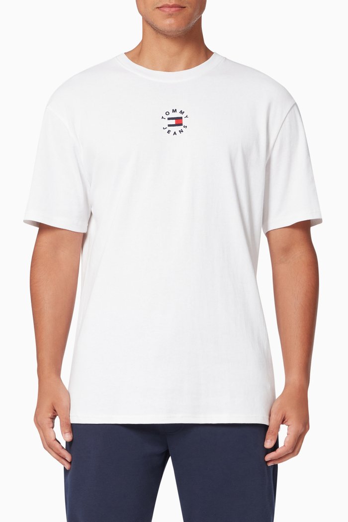 

Tiny Tommy T-shirt in Cotton, White