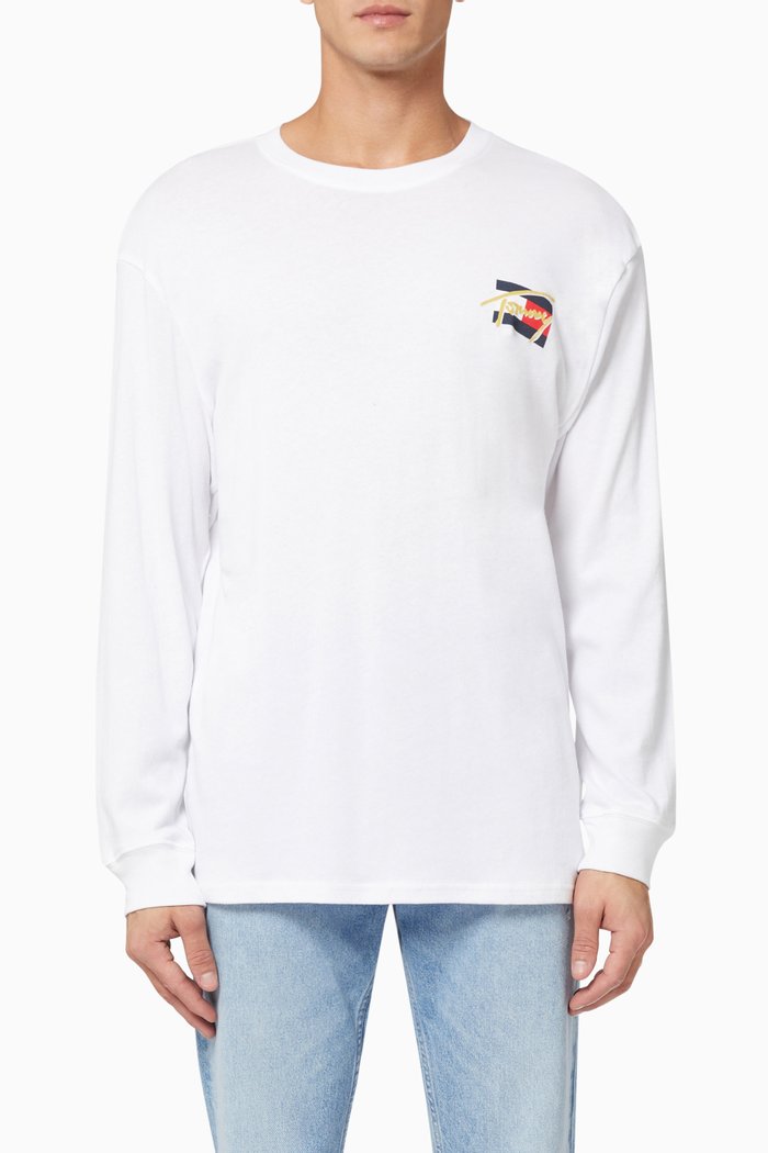

Vintage Circular Logo T-shirt in Organic Cotton Jersey, White