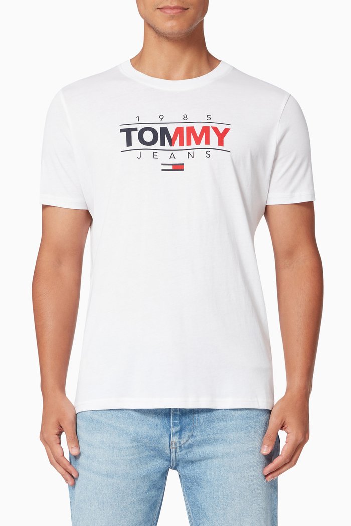 

Essential Graphic T-shirt in Cotton, White