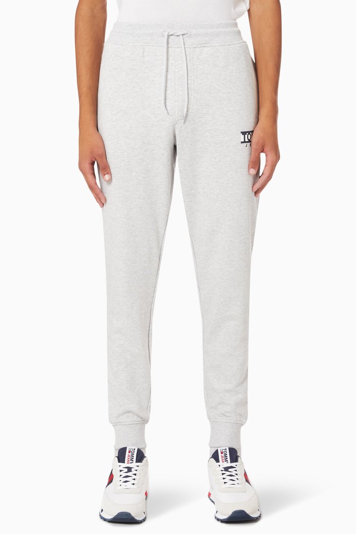 

Logo Jogger Pants in Fleece, Grey