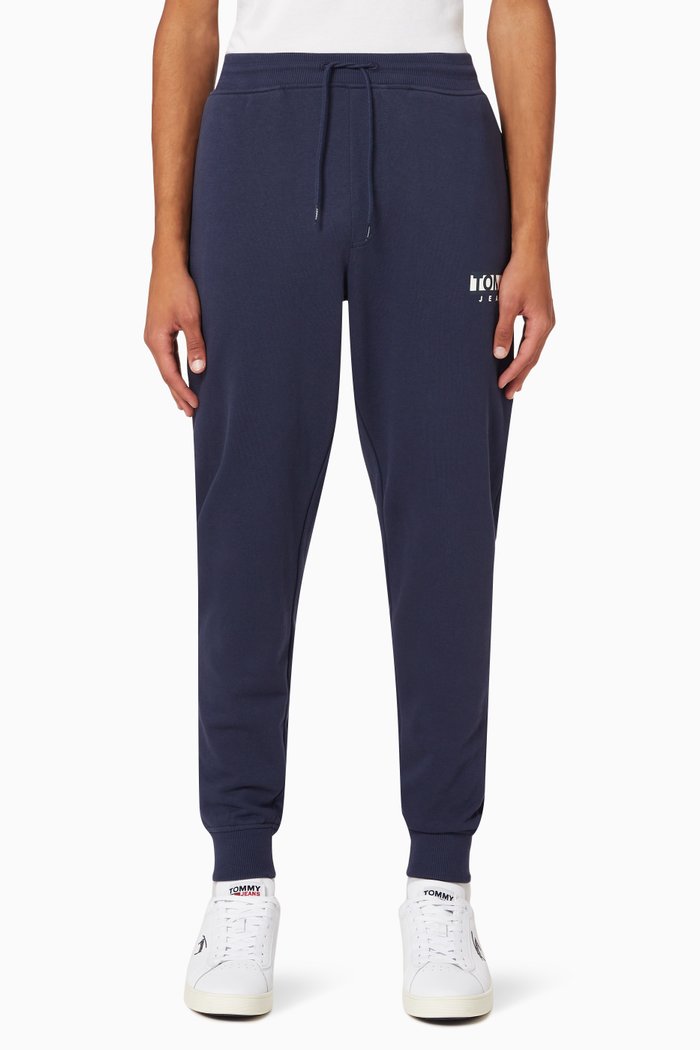 

Logo Jogger Pants in Fleece, Blue
