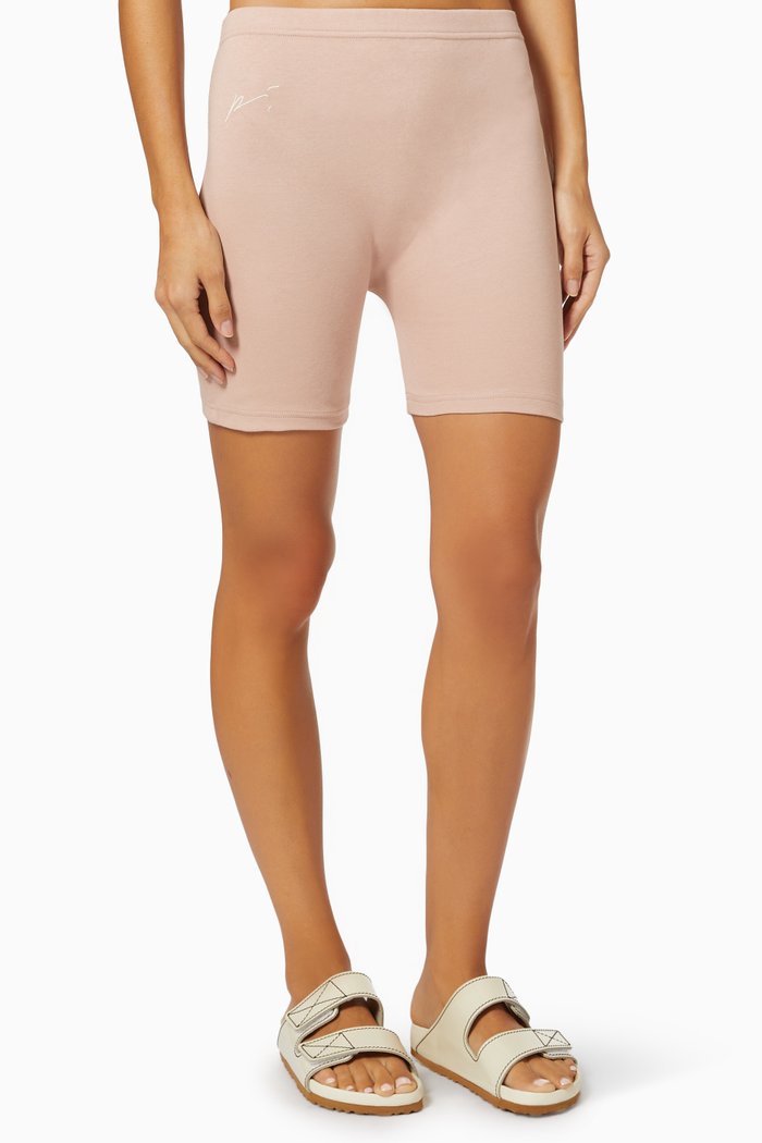 

Signature Cycling Shorts in Jersey, Pink
