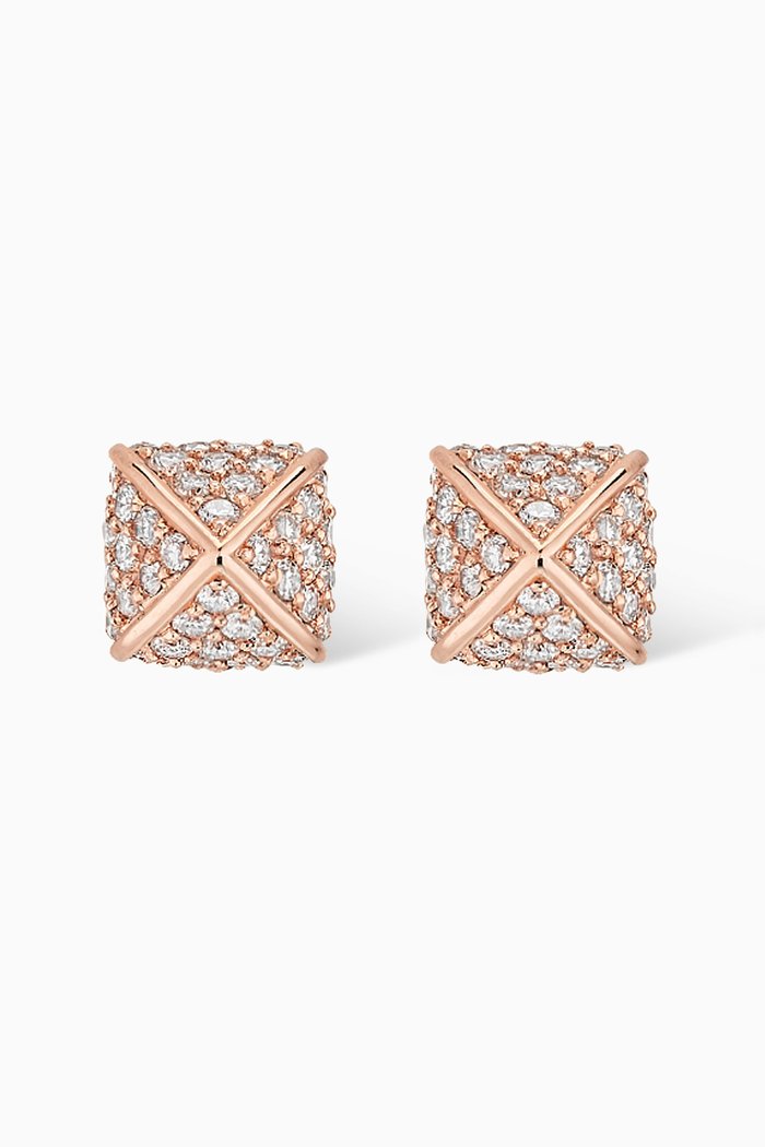 

Korlove Earrings with Diamonds in 18kt Rose Gold