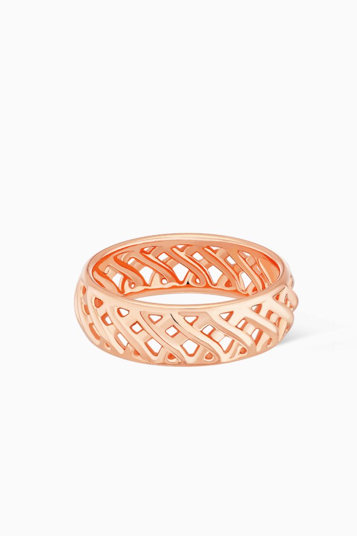 

Let Me Out Band Ring in 18kt Rose Gold