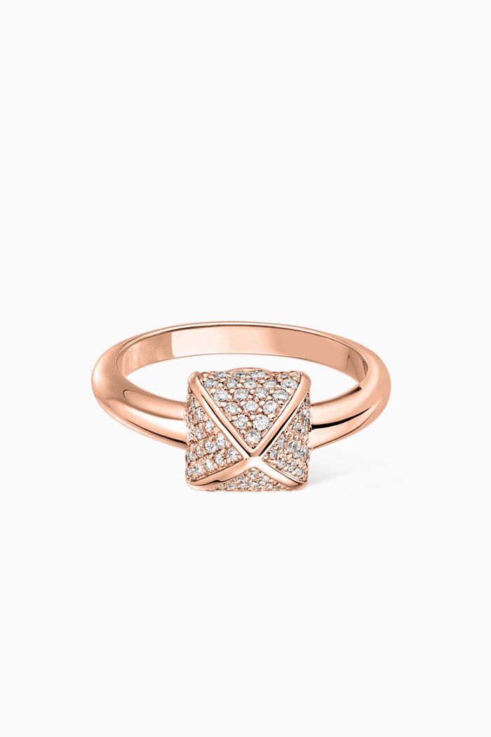 

Korlove Ring with Diamonds in 18kt Rose Gold