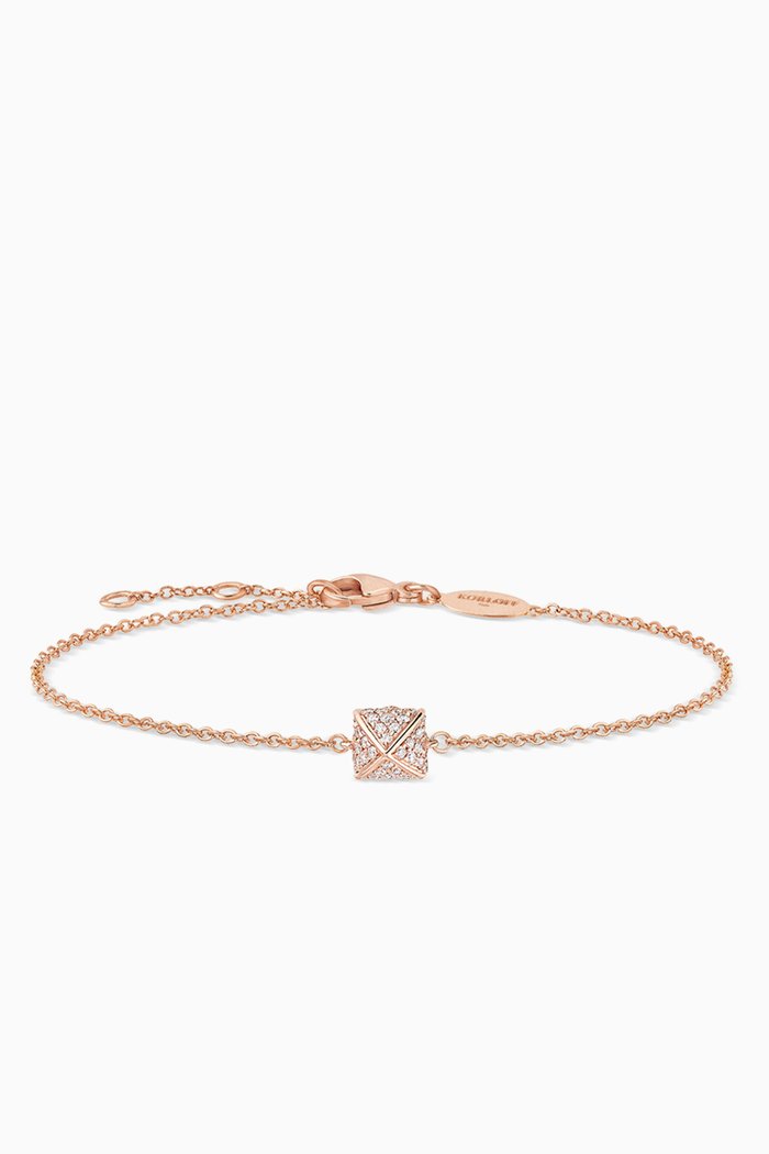 

Korlove Bracelet with Diamonds in 18kt Rose Gold