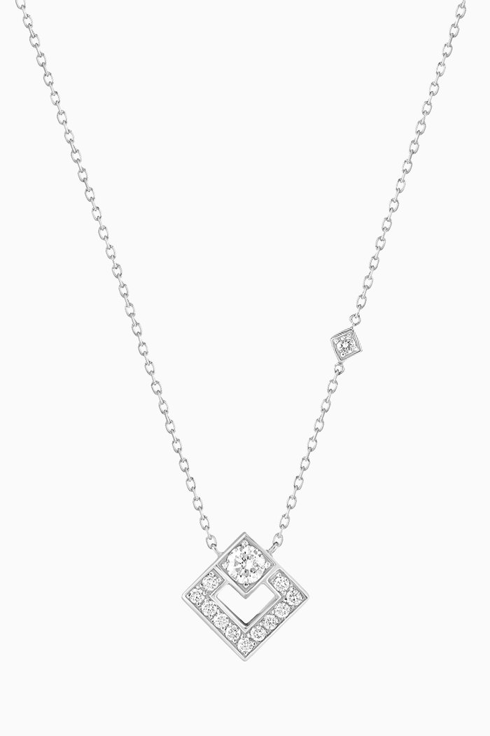 

Eclat Pendant with Diamonds in 18kt White Gold