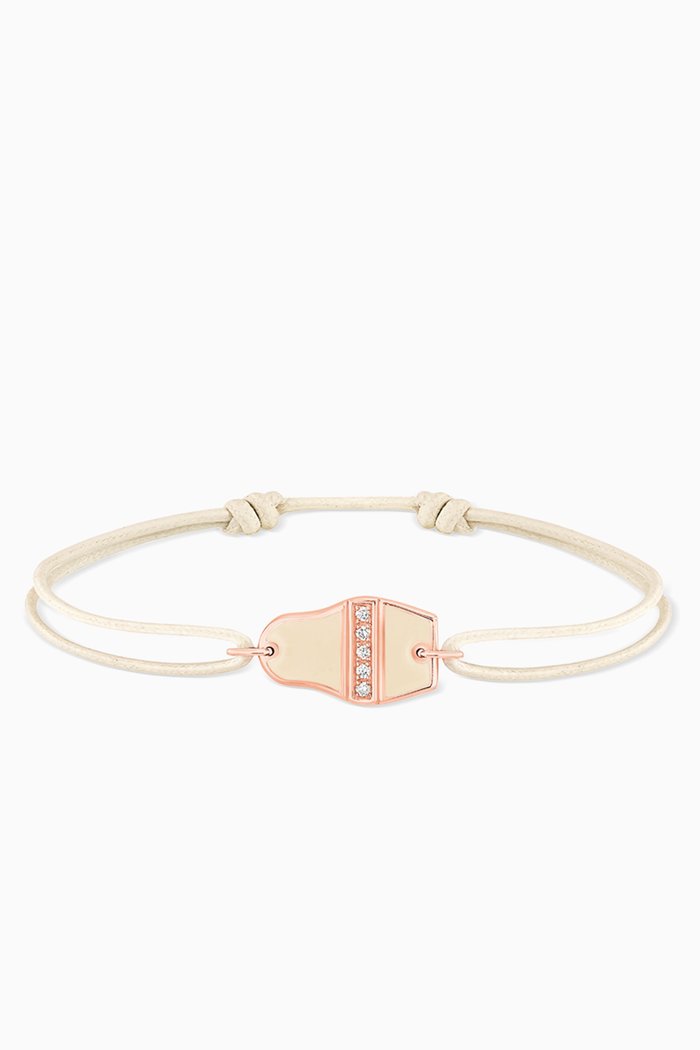 

Jolie Poupée Bracelet with Diamonds in 18kt Rose Gold, Neutral