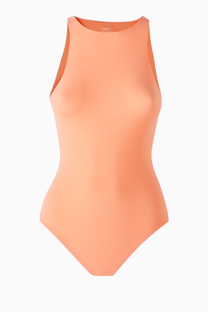 

Fits Everybody High Neck Bodysuit, Orange