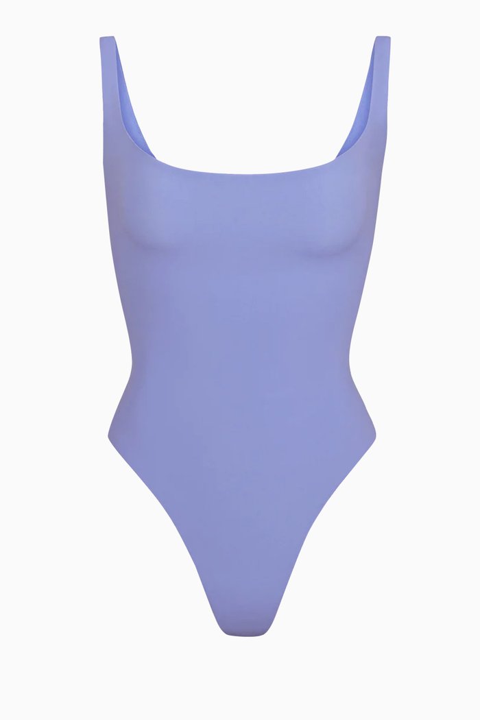 

Fits Everybody Square Neck Bodysuit, Blue