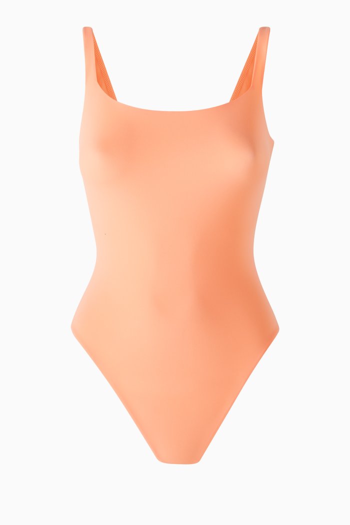 

Fits Everybody Square Neck Bodysuit, Orange