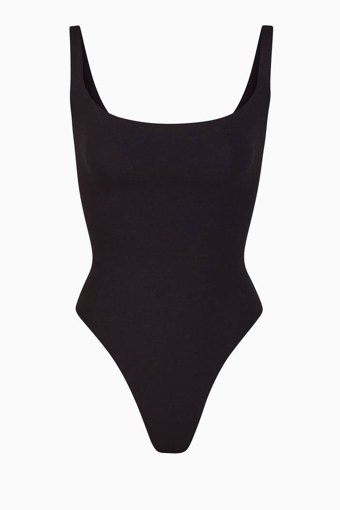 

Fits Everybody Square Neck Bodysuit, Grey
