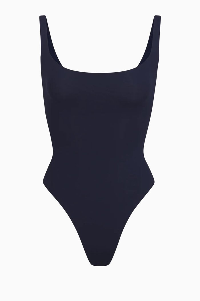 

Fits Everybody Square Neck Bodysuit, Blue