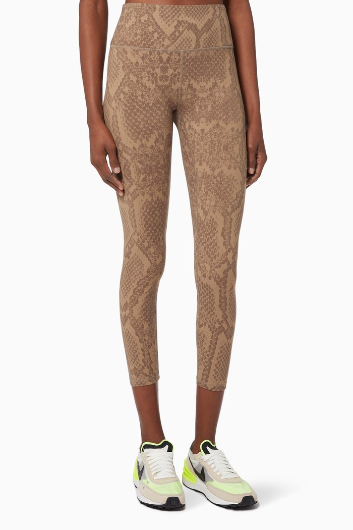 

Let's Go High Rise Leggings 25 in Nylon, Brown
