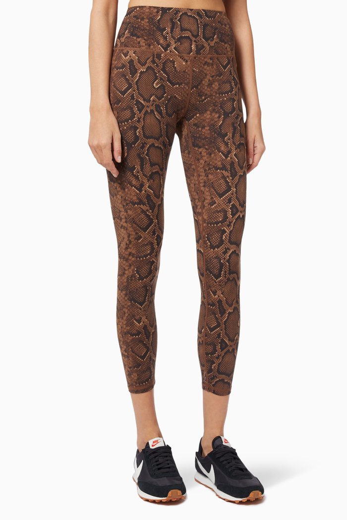 

Let's Go High Rise Leggings 25 in Nylon, Brown