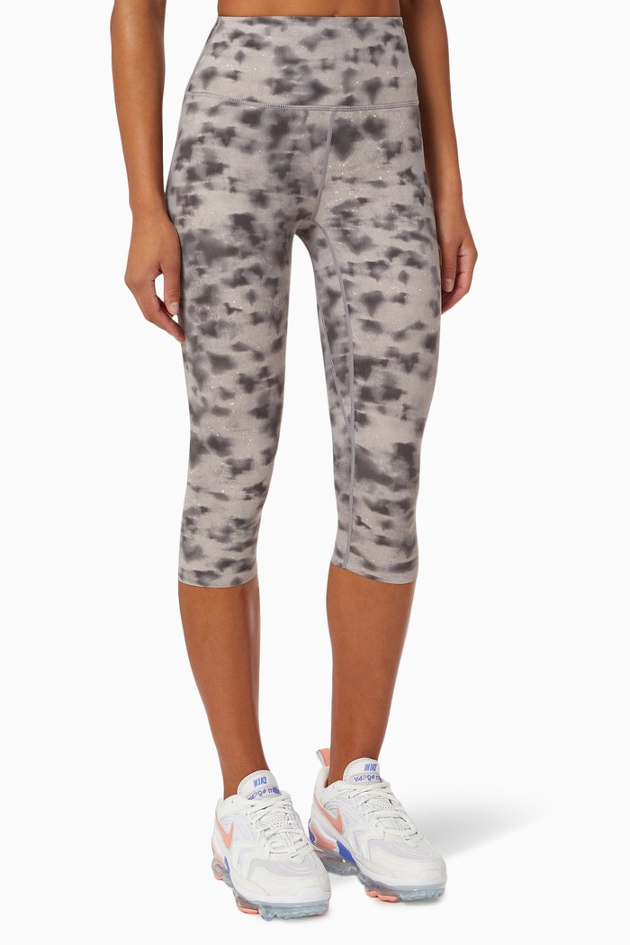 

Let's Go Crop Leggings 18 in Nylon, Grey