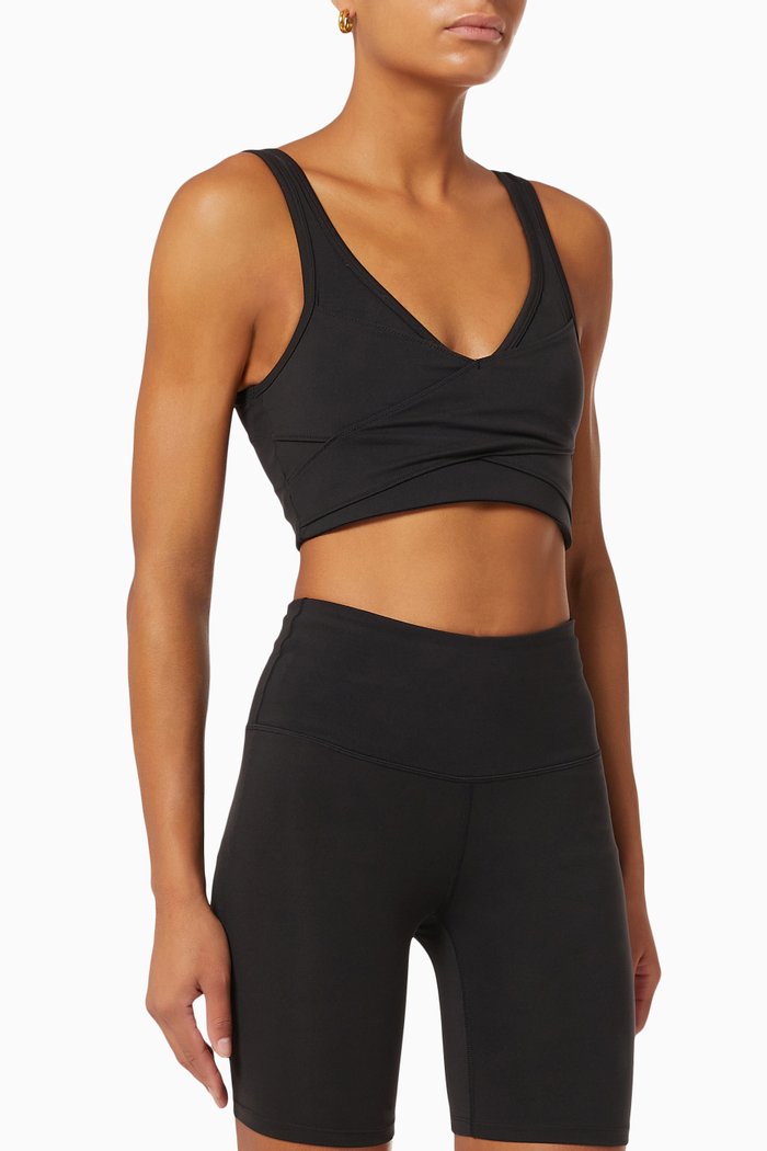 

Lets Move Kellam Bra in Recycled Polyester, Black