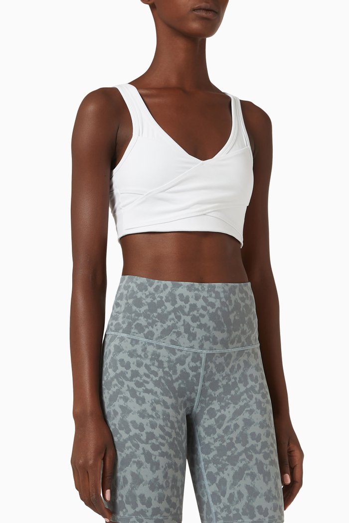 

Let's Move Kellam Bra in Recycled Polyester, White