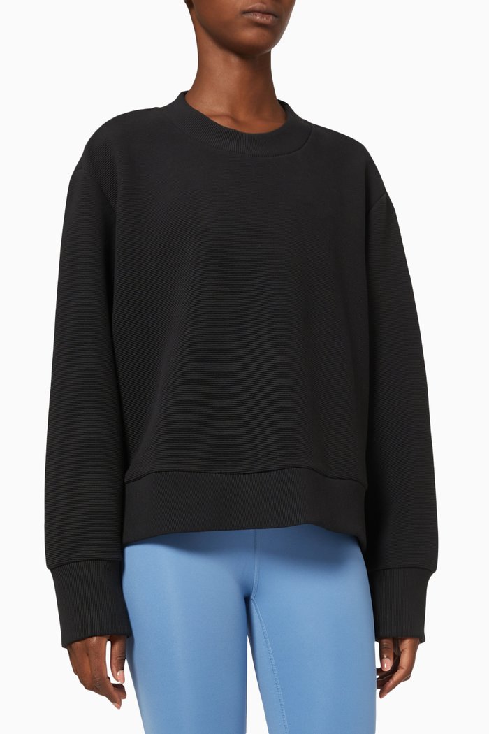 

Cleaon Sweatshirt in Cotton, Black