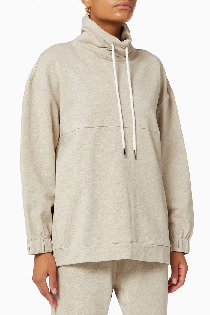 

Warwick Sweatshirt in Cotton, Grey