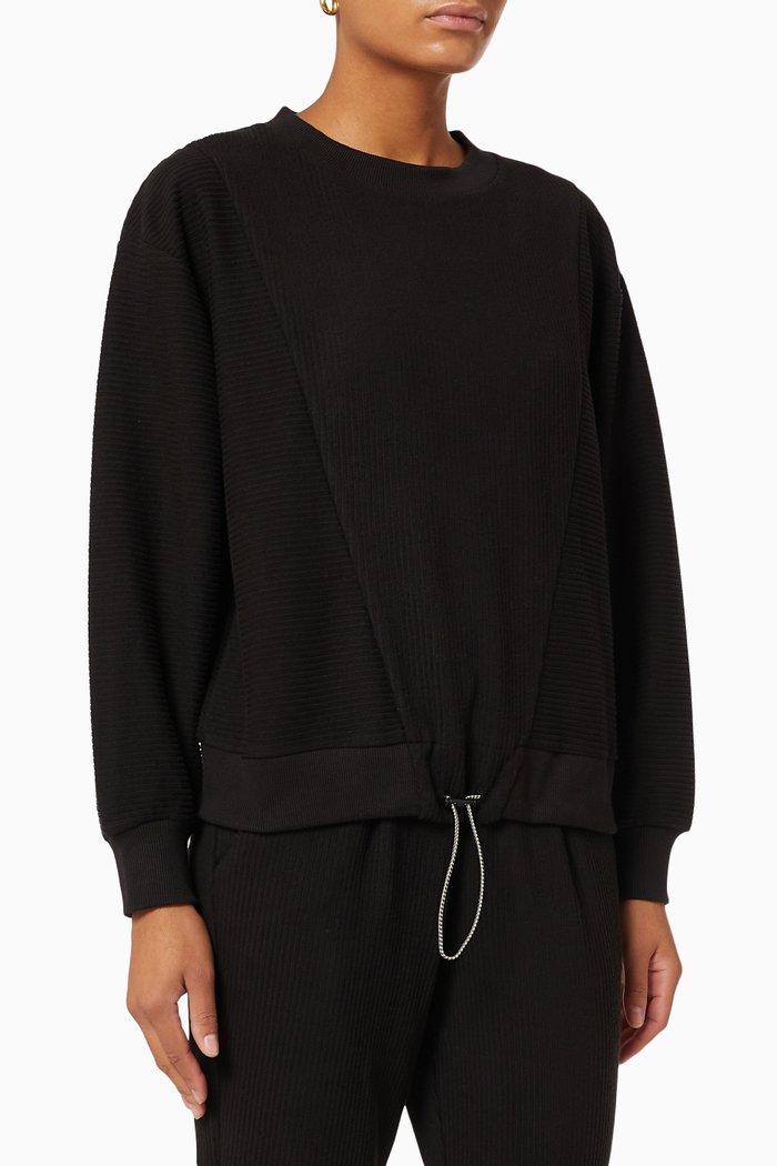 

Arleta Sweatshirt in Cotton, Black
