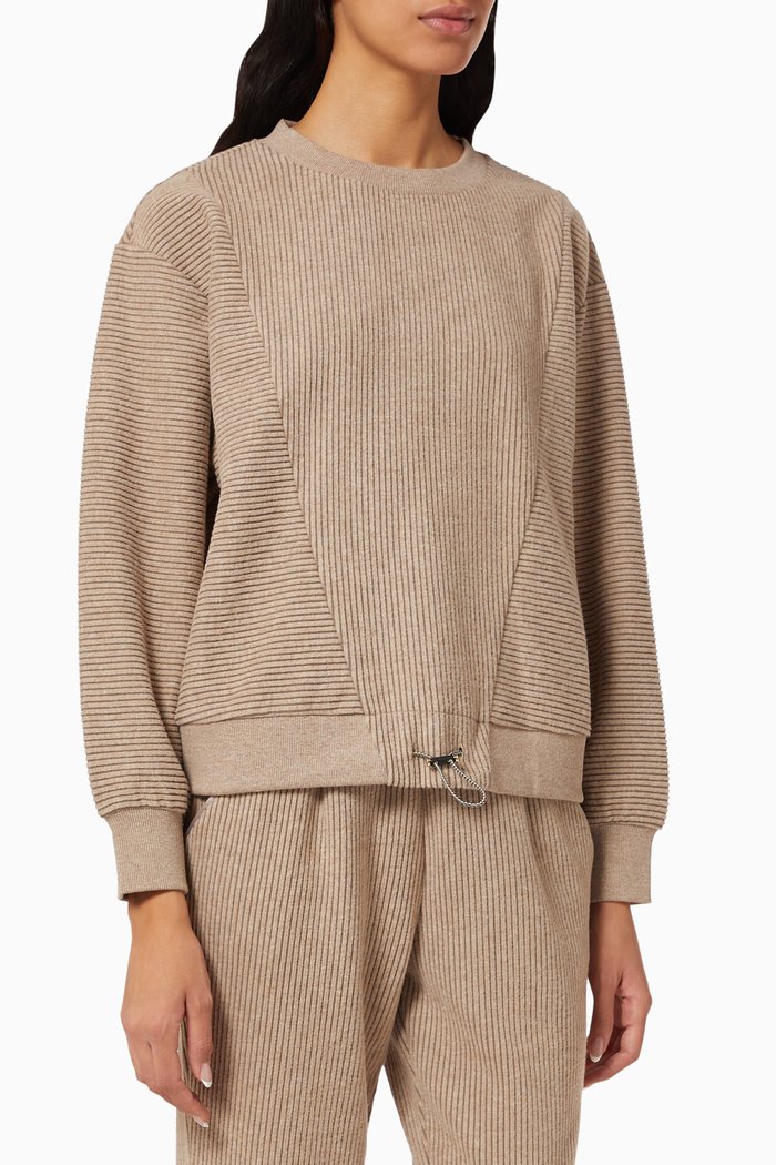 

Arleta Sweatshirt in Cotton, Brown