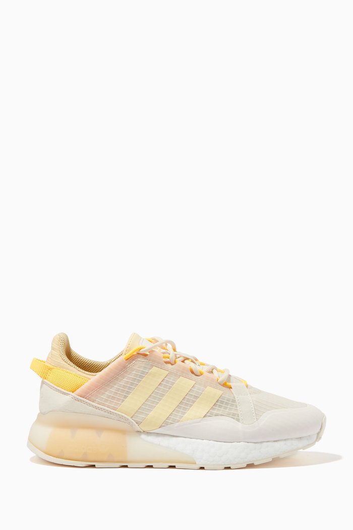 

ZX 2K Boost Pure Sneakers in Textile, Yellow