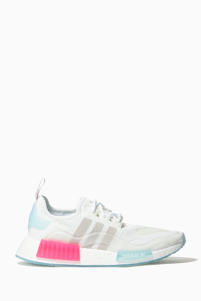 

NMD_R1 Sneakers in Stretch Knit, White