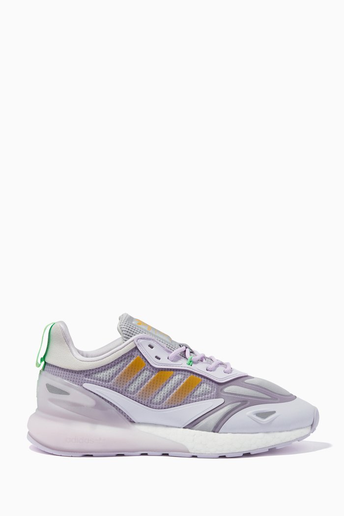 

ZX 2K Boost 2.0 Sneakers in TPU, Neoprene & Mesh, Purple
