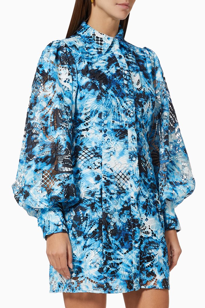

The High Rise Mini Dress, Blue