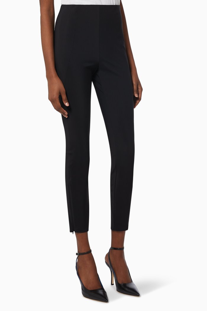

Seamed Leggings in Precision Ponte Jersey, Black
