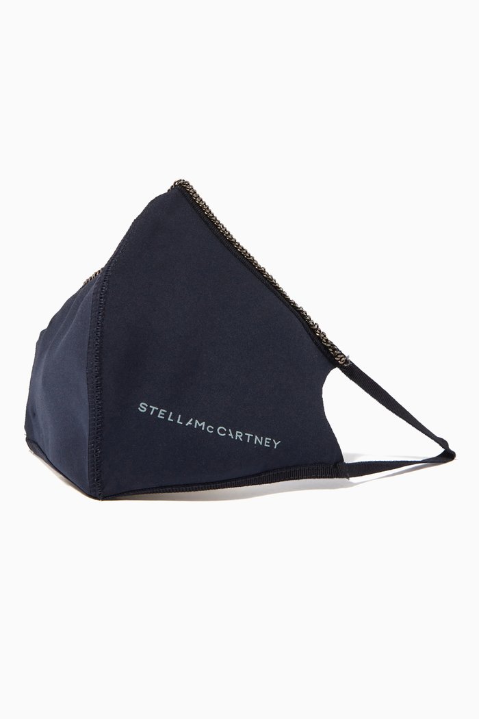 

Scuba Logo Face Mask in Stretch Nylon, Blue