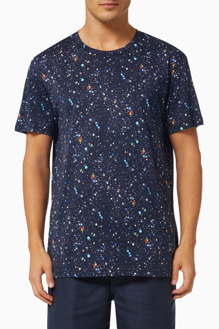 

Robin 7 T-shirt in Cotton, Blue