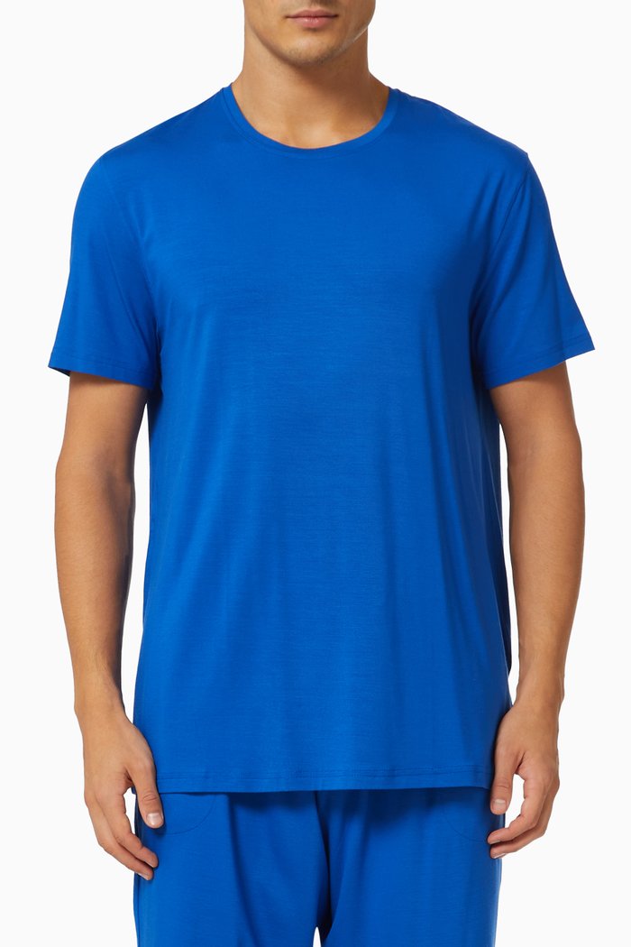 

Basel 11 T-shirt in Micro Modal Stretch, Blue